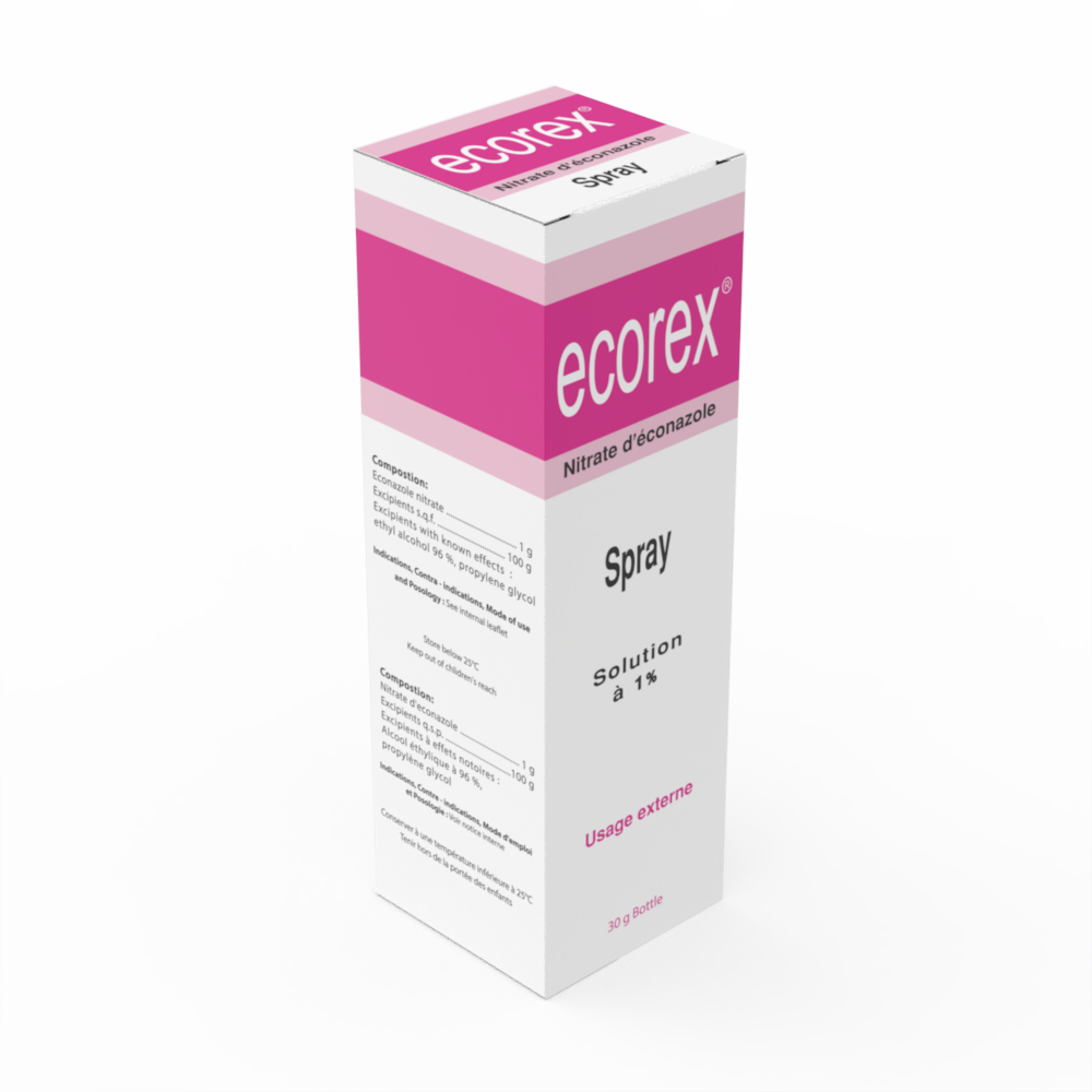ECOREX 1% Spray Solution Bottle of 30 g
